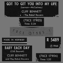 CLIFF BENNETT AND THE REBEL ROUSERS - GOT TO GET YOU INTO MY LIFE - NORWAY - R 5489  - pic 4