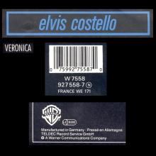 ELVIS COSTELLO - VERONICA -GERMANY - 0 75992 75587 0 - 927558 ⁄ A  - pic 6