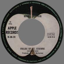 MARY HOPKIN - 1970 07 09 - QUE SERA SERA ⁄ FIELDS OF ST. ETIENNE - POTUGAL - APPLE RECORDS - N-38-20  - pic 5