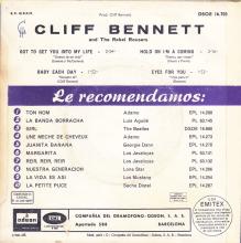 CLIFF BENNETT AND THE REBEL ROUSERS - GOT TO GET YOU INTO MY LIFE - SPAIN - DSOE 16.703 - pic 2