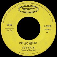 DONOVAN - MELLOW YELLOW - ITALY -1966 10 24 - EPIC - 5-10098 - pic 3