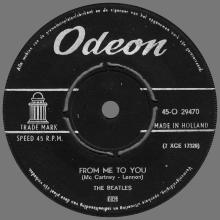 HOLLAND 023 - 1963 04 00 - FROM ME TO YOU - THANK YOU GIRL - ODEON - 45-O 29470 - pic 1
