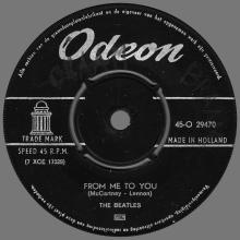 HOLLAND 024 - 1963 04 00 - FROM ME TO YOU - THANK YOU GIRL - ODEON - 45-O 29470 - pic 1