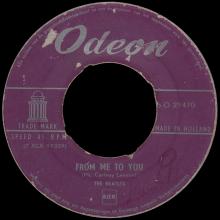 HOLLAND 027 - 1963 04 00 - FROM ME TO YOU - THANK YOU GIRL - ODEON 45-O 29470 - pic 1