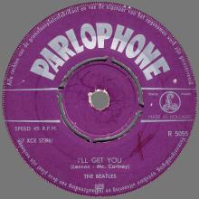 HOLLAND 035 B - 1963 08 00 - SHE LOVES YOU - I'LL GET YOU - PARLOPHONE - R 5055 - pic 2