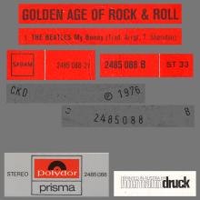 THE BEATLES DISCOGRAPHY BELGIUM 1976 00 00 - GOLDEN AGE OF ROCK & ROLL - POLYDOR PRISMA 2485 088 - pic 4