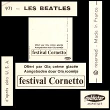 1964 THE BEATLES PHOTO - POSTCARD FRANCE - PUBLISTAR - B - 971 LES BEATLES FESTIVAL CORNETTO - 10,5X15 - pic 1