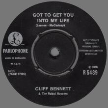 CLIFF BENNETT AND THE REBEL ROUSERS - GOT TO GET YOU INTO MY LIFE - DENMARK - R 5489 - pic 1