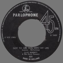 CLIFF BENNETT AND THE REBEL ROUSERS - GOT TO GET YOU INTO MY LIFE - HOLLAND - R 5489 - pic 3