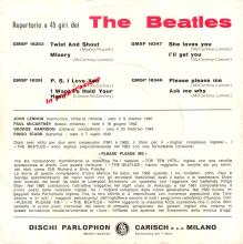 ITALY 1963 11 12 - QMSP 16346 - PLEASE PLEASE ME ⁄ ASK ME WHY - A - SLEEVES  - pic 8
