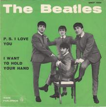 ITALY 1964 01 02 - QMSP 16351 - P.S. I LOVE YOU ⁄ I WANT TO HOLD YOUR HAND - A - SLEEVES - pic 1