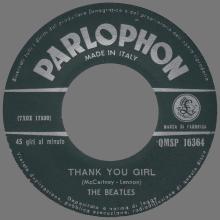 ITALY 1964 07 03 - QMSP 16364 - THANK YOU GIRL ⁄ ALL MY LOVING - B - LABELS - pic 5