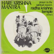 RADHA KRISHNA TEMPLE - HARE KRISHNA MANTRA ⁄ PRAYER TO THE SPIRITUAL MASTERS - HOLLAND - APPLE 15 - pic 1