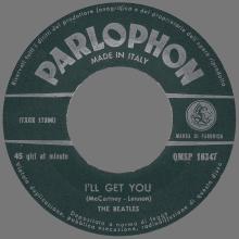 ITALY 1963 11 12 - QMSP 16347 - SHE LOVES YOU ⁄ I'LL GET YOU - B - LABELS - pic 1