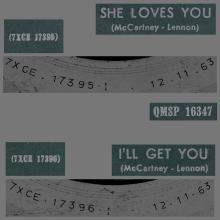 ITALY 1963 11 12 - QMSP 16347 - SHE LOVES YOU ⁄ I'LL GET YOU - B - LABELS - pic 1