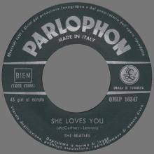 ITALY 1963 11 12 - QMSP 16347 - SHE LOVES YOU ⁄ I'LL GET YOU - B - LABELS - pic 11