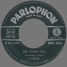 ITALY 1963 11 12 - QMSP 16347 - SHE LOVES YOU ⁄ I'LL GET YOU - B - LABELS - pic 13