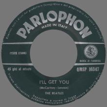 ITALY 1963 11 12 - QMSP 16347 - SHE LOVES YOU ⁄ I'LL GET YOU - B - LABELS - pic 14