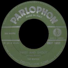 ITALY 1964 01 02 - QMSP 16352 - TWIST AND SHOUT ⁄ MISERY - B - LABELS - pic 1