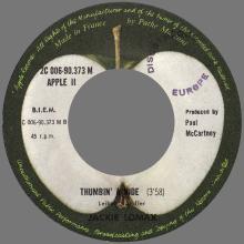 JACKIE LOMAX 1969 06 02 - NEW DAY ⁄ THUMBIN' A RIDE - FRANCE - APPLE 11 ⁄ L 2C 006-90.373 M  - pic 3