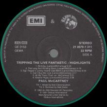 1990 11 05 PAUL McCARTNEY - TRIPPING THE LIVE FANTASTIC - 21 0079-1 311 - GE 0153-4 - GEMA 1991 - SP9011CMCS -20 - pic 3
