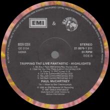 1990 11 05 PAUL McCARTNEY - TRIPPING THE LIVE FANTASTIC - 21 0079-1 311 - GE 0153-4 - GEMA 1991 - SP9011CMCS -30 - pic 5