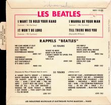 THE BEATLES FRANCE EP - C - 1966 05 05 - MEO 112 - SLEEVE 1 LABEL 1 - pic 2
