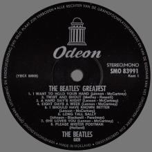 THE BEATLES DISCOGRAPHY HOLLAND 1965 07 00 - 1965 - THE BEATLES GREATEST - BLACK ODEON LABEL - SMO 83991 - pic 1