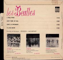 THE BEATLES FRANCE EP - A - 1964 12 00 - SLEEVE 1 RECORD 2 - ODEON SOE 3760 - pic 2