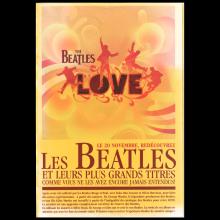 2006 11 20 THE BEATLES LOVE - CD LP AND DVD - PROMO PUBLICITY CAMPAIGN - FRANCE - pic 7