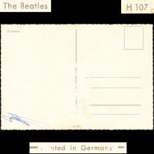 THE BEATLES - COLOR POSTCARD GERMANY - H 107 - HD 107 - pic 2
