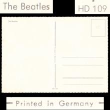 THE BEATLES - COLOR POSTCARD GERMANY - HD 109 - 14,3X20,2 - pic 2