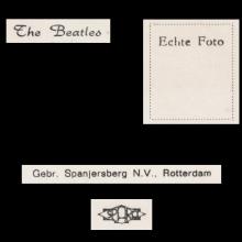 1964 THE BEATLES PHOTO - POSTCARD HOLLAND - GEBR. SPANJERSBERG NV., ROTTERDAM - 14,8X10,3 - 3  - pic 3