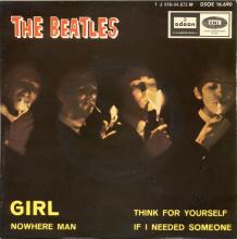 SP274 NOWHERE MAN ⁄ THINK FOR YOURSELF ⁄ IF I NEEDED SOMEONE ⁄ GIRL - pic 1