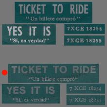 SPAIN 1965 06 10 - DSOL 66.064 - TICKET TO RIDE ⁄ YES IT IS - SLEEVE 2 LABEL 2 - pic 7