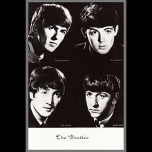 THE BEATLES - BLACK AND WHITE POSTCARD GERMANY - THE  BEATLES ELECTROLA ECHTE FOTO - 9,2X14 - 1963-4-5-6 - pic 1