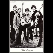 THE BEATLES - BLACK AND WHITE POSTCARD GERMANY - THE  BEATLES ELECTROLA ECHTE FOTO - 9,2X14 - 1963-4-5-6 - pic 2