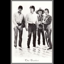 THE BEATLES - BLACK AND WHITE POSTCARD GERMANY - THE  BEATLES ELECTROLA ECHTE FOTO - 9,2X14 - 1963-4-5-6 - pic 4