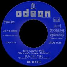 SP021 SHE LOVES YOU / I'LL GET YOU / FROM ME TO YOU / THANK YOU GIRL - DSOE 16.561 - pic 3
