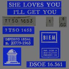 SP021 SHE LOVES YOU / I'LL GET YOU / FROM ME TO YOU / THANK YOU GIRL - DSOE 16.561 - pic 1