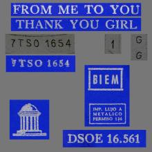SP021 SHE LOVES YOU / I'LL GET YOU / FROM ME TO YOU / THANK YOU GIRL - DSOE 16.561 - pic 6
