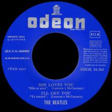 SP024 - SHE LOVES YOU ⁄ I'LL GET YOU ⁄ FROM ME TO YOU ⁄ THANK YOU GIRL - DSOE 16.561 - SLEEVE 4 - LABEL 1 - pic 3