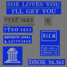 SP024 - SHE LOVES YOU ⁄ I'LL GET YOU ⁄ FROM ME TO YOU ⁄ THANK YOU GIRL - DSOE 16.561 - SLEEVE 4 - LABEL 1 - pic 4
