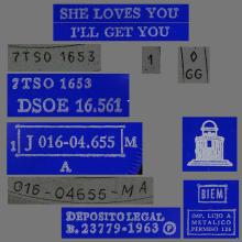SP029 - SHE LOVES YOU ⁄ I'LL GET YOU ⁄ FROM ME TO YOU ⁄ THANK YOU GIRL - DSOE 16.561 - SLEEVE 9 A - LABEL 3 - pic 4