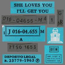 SP029 - SHE LOVES YOU ⁄ I'LL GET YOU ⁄ FROM ME TO YOU ⁄ THANK YOU GIRL - DSOE 16.561 - SLEEVE 9 B - LABEL 4 - pic 1