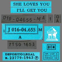 SP029 - SHE LOVES YOU ⁄ I'LL GET YOU ⁄ FROM ME TO YOU ⁄ THANK YOU GIRL - DSOE 16.561 - SLEEVE 9 C - LABEL 4 - pic 4