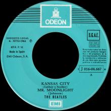 SP218 KANSAS CITY ⁄ MR. MOONLIGHT ⁄ EIGHT DAYS A WEEK ⁄ WORDS OF LOVE - SLEEVE 09 ⁄ RECORD 5 - A - pic 3