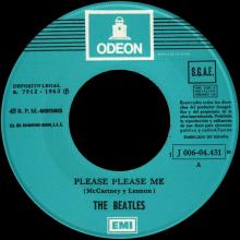 SPAIN 1963 04 30 - PLEASE PLEASE ME ⁄ ASK ME WHY - SLEEVE 14 LABEL H - 1 J 006-04.451 M  - pic 1