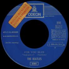 SPAIN 1970 08 25 - 1J 006-04.514 M - THE LONG AND WINDING ROAD ⁄ FOR YOU BLUE - SLEEVE 1 LABEL 1 - PROMOCION - pic 5