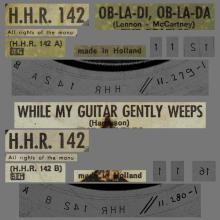 HOLLAND 322 - 1969 01 00 - OB-LA-DI, OB-LA-DA ⁄ WHILE MY GUITAR GENTLY WEEPS - APPLE - HHR 142 - pic 1